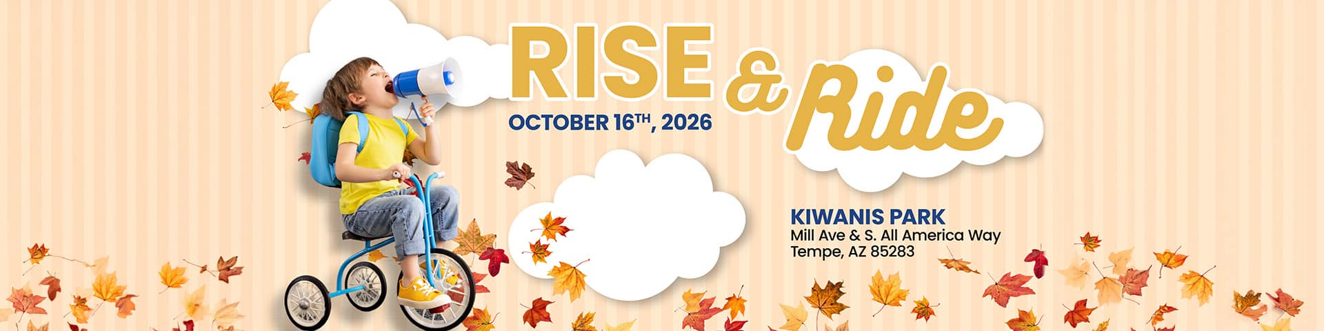 2026 RISE Ride Event promotional banner